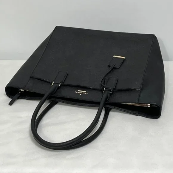 KATE SPADE Black Leather All-Day Tote Bag - Picture 13 of 16